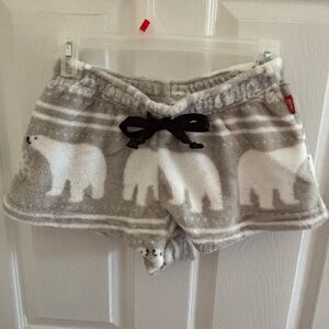 Coca Cola Gray & White Polar Bear Lounge Shorts